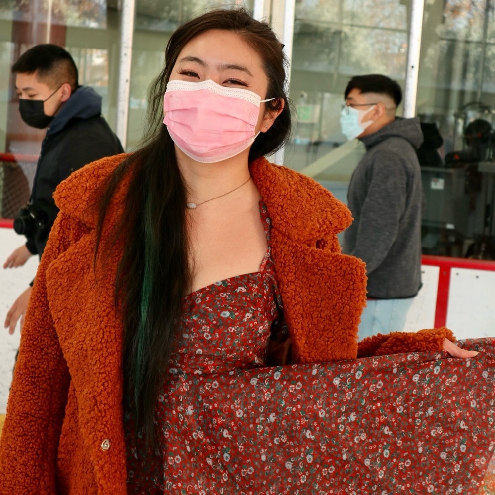 Ivory Sheep Cotton Candy LA I'll Keep Myself Warm brown teddy coat in medium